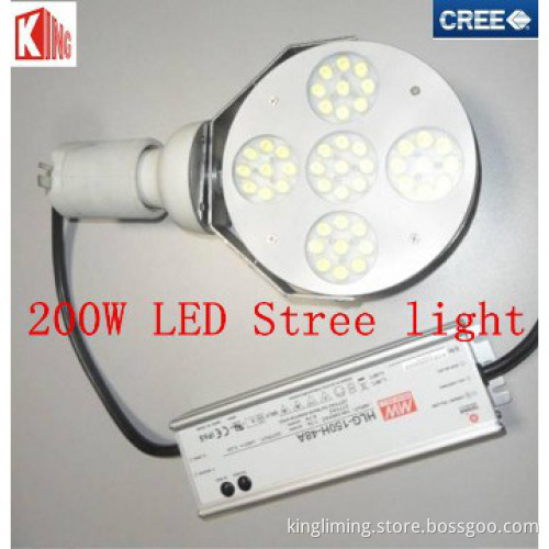 high power 200W G90 E40 LED Street Lights Side light